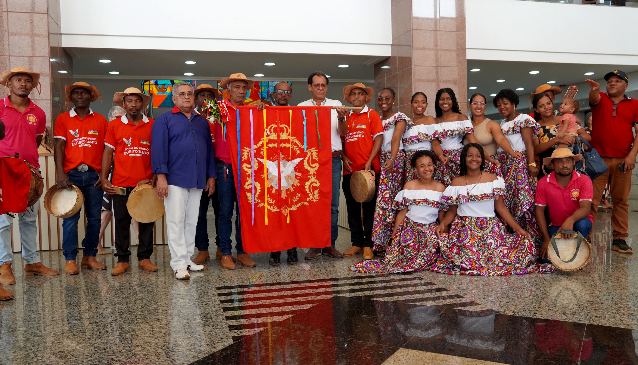 Governo do Tocantins promove recepção à Folia do Divino no Palácio Araguaia, em Palmas