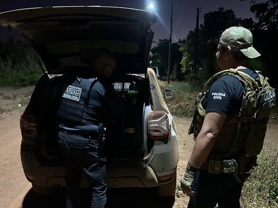 Divulgação PCTO Polícia Civil cumpre mandados e prende suspeitos de homicídio ocorrido em Araguacema