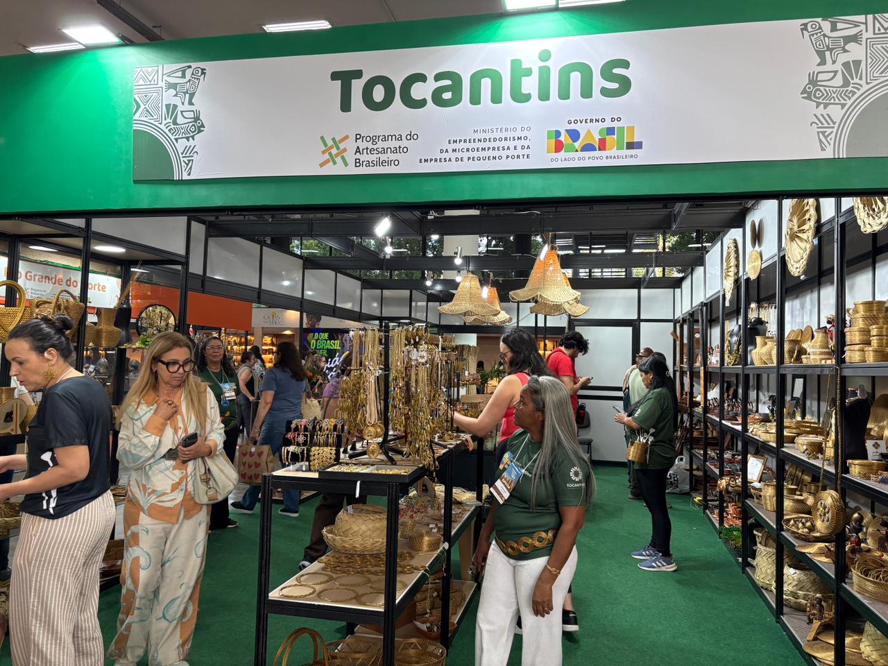 Foto 01 Salao do artesanato Tocantins movimenta mais de R$ 70 mil nos primeiros dois dias do 22º Salão do Artesanato, em São Paulo