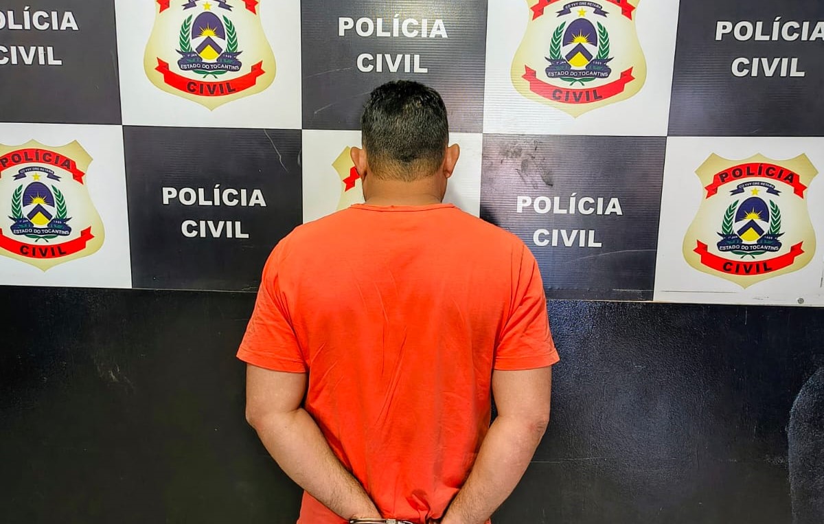 Polícia Civil do Tocantins efetua a prisão de condenado por estupro de adolescente em Taguatinga