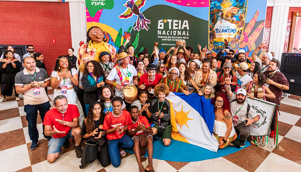 F1 - Delegação tocantinense participou da 6ª Teia Nacional dos Pontos de Cultura, realizada em Aracruz, no Espírito Santo. Foto Victor Vec Ministério da Cultura Governo do Tocantins fomenta setor cultural com mais de R$ 13 milhões investidos em novos editais e ações nos municípios