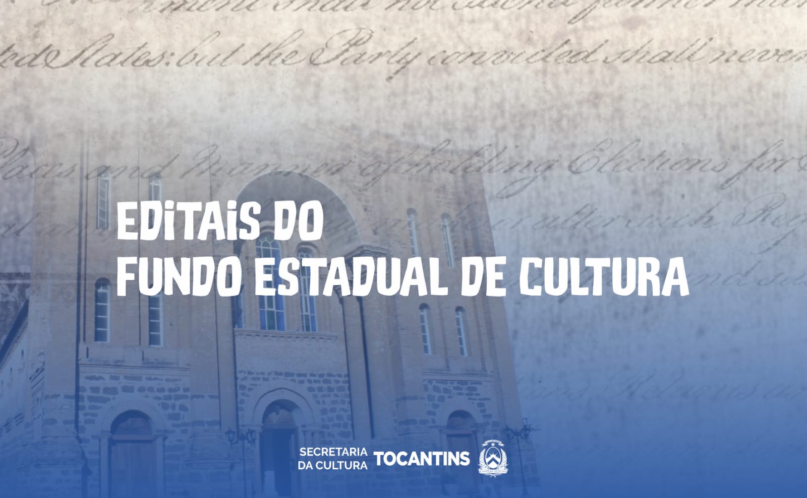 Inscrições para três editais do Fundo Cultural do Tocantins abrem nesta quarta-feira, 30