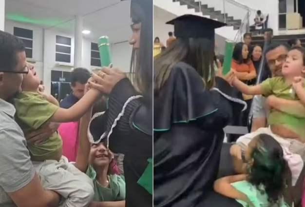 Mãe se forma em fisioterapia para cuidar do filho com doença rara no Tocantins