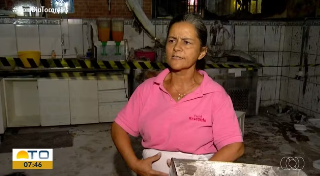 Incêndio na feira da 304 Sul destrói barraca de feirante que paga faculdade das filhas