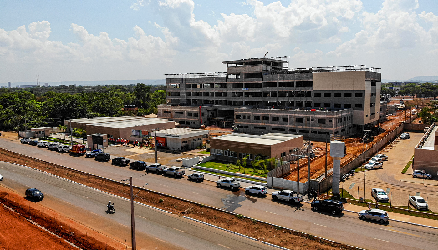 F1-Construção Hospital da Mulher-Maternidade Estadual - Palmas-TO.Fts-Adilvan Nogueira Obras do Hospital da Mulher e Maternidade Estadual chegam a quase 80% de execução