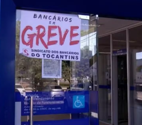 Greve fecha agências da Caixa em 14 cidades do Tocantins