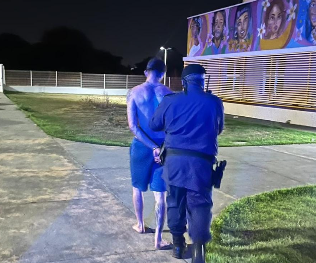 Guarda Metropolitana de Palmas conduz suspeito de violência à Casa da Mulher Brasileira